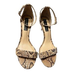 Steven by Steve Madden Viienna Reptile Print Sandals Size 8M